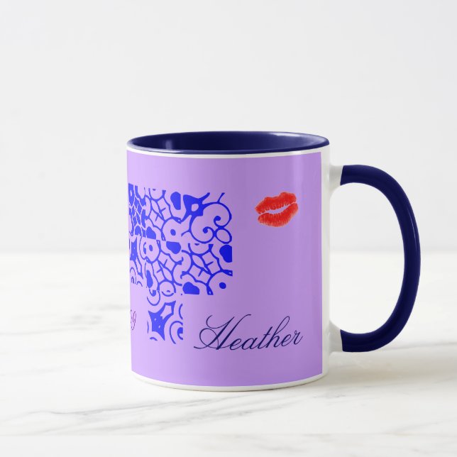 Name-Tasse des Heather-Designers Tasse (Rechts)