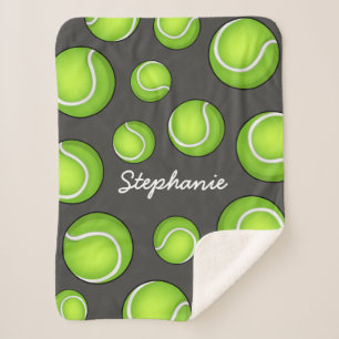 Name-Tennis lila Sherpadecke