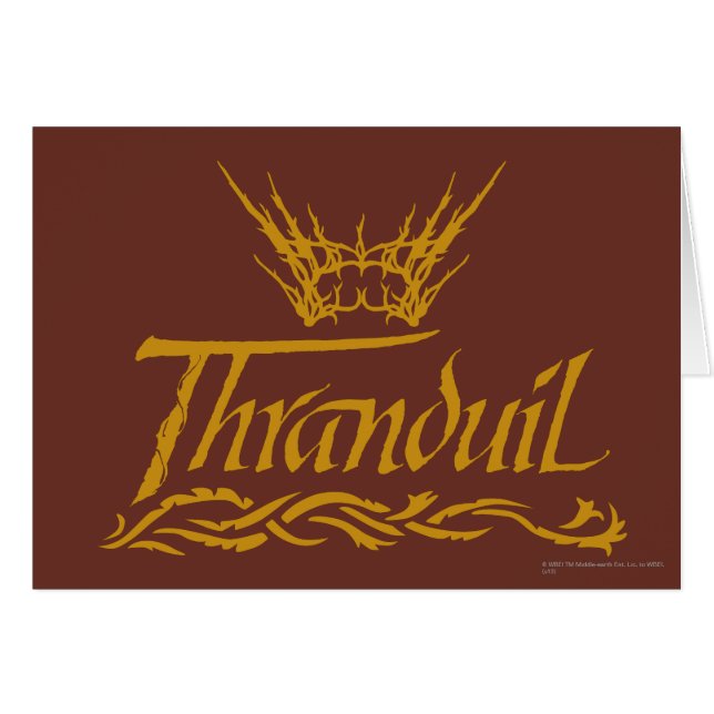 Name Thranduil (Vorderseite (Horizontal))