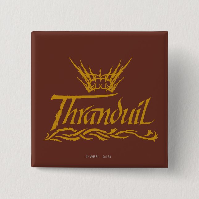Name Thranduil Button (Vorderseite)