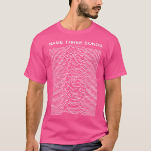 Name Three Songs Post punk Meme Mashup T-Shirt