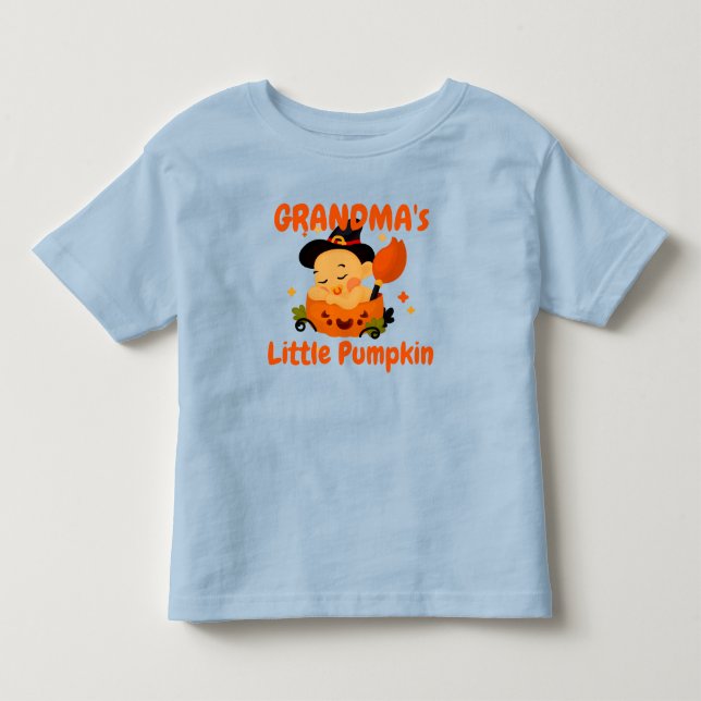 Name/Titel Großvaters Kleine Kürbis hinzufügen Kleinkind T-shirt (Vorderseite)