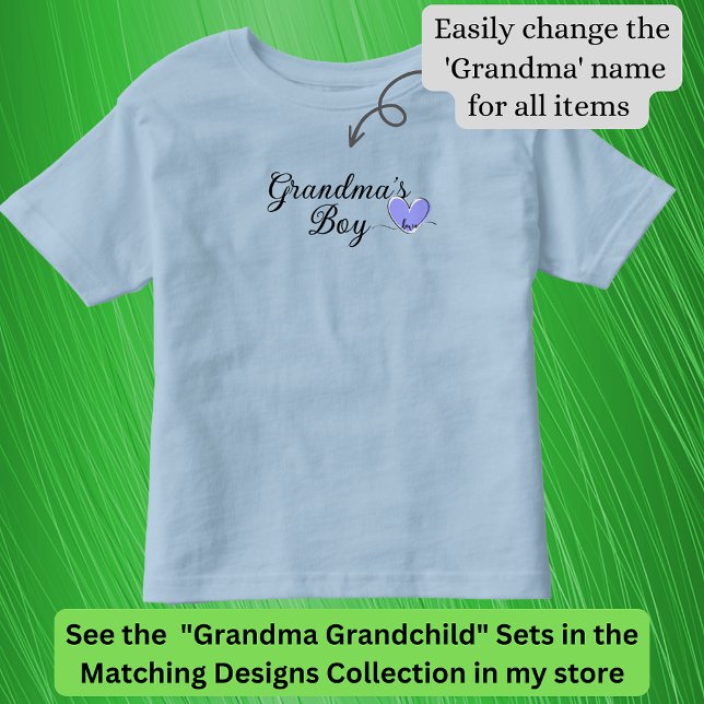 Name / Titel Oma Herzmatratzen Baby Kleinkind T-shirt (Von Creator hochgeladen)