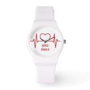 Name- u. Berufsuhren des Herzens EKG Armbanduhr