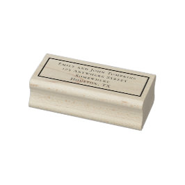 Name und Anschrift Gummistempel