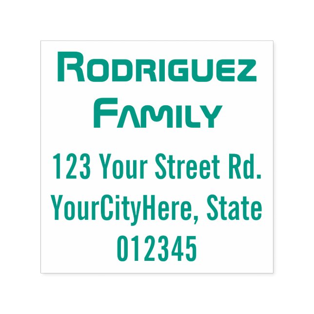 Name und Anschrift von Techie & Nerdy Permastempel (Design)