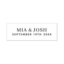 Name und Datum der Hochzeit