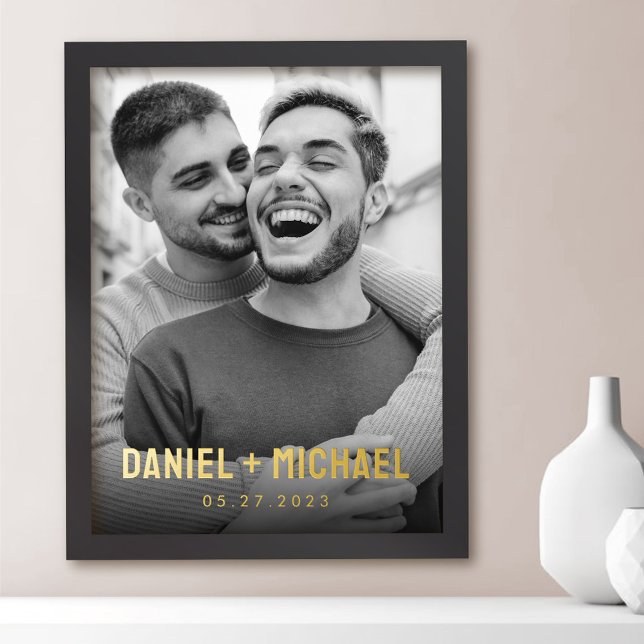 Name und Foto der Paare Foliendrucke (Von Creator hochgeladen)