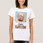Name und Foto Ihres Hundes | Mama des Stumpfhundes T-Shirt<br><div class="desc">Wenn Sie ein stolzer Haustierbesitzer sind,  der sich fühlt,  als wäre Ihr Hund eine Familie,  dann ist dies das Shirt für Sie! Das Shirt sagt "stolze Hundemutter zu" und hat einen Ort,  an dem Sie sich mit dem Namen und dem Foto Ihres Hundes persönlich ausrichten können.</div>