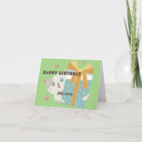 Name und Foto Vintage Katze zum Geburtstag hinzufü