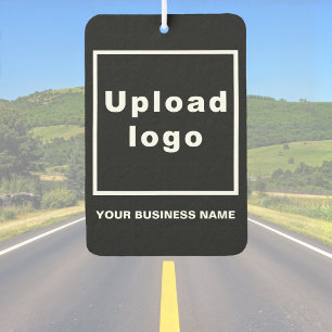 Name und Logo der Firma Black Air Freshener Autolufterfrischer