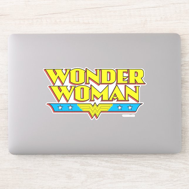 Name und Logo von Wonder Woman Aufkleber (Computer)