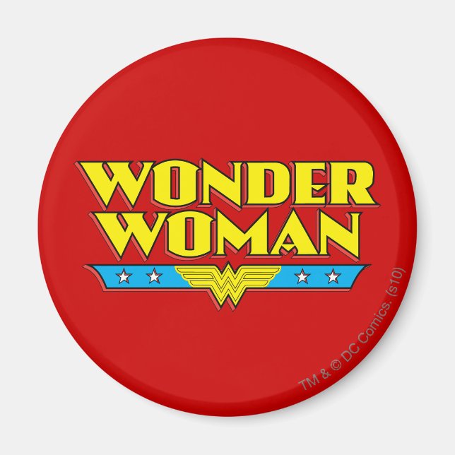 Name und Logo von Wonder Woman Magnet (Vorne)