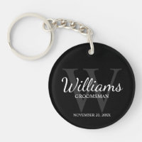 Name und Monogram der Personalisierten Script-Trau