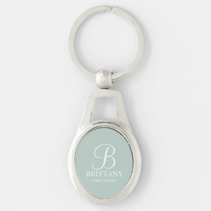 Name und Monogramm der personalisierten Bridesmaid Schlüsselanhänger