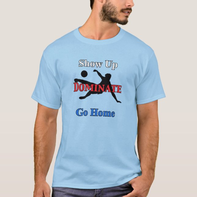 Name und Nummer auf der Rückseite des seriösen Fuß T-Shirt (Vorderseite)