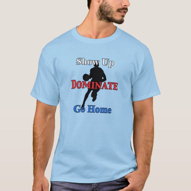 Name und Nummer auf der Rückseite Seriöser Basketb T-Shirt (Vorderseite)