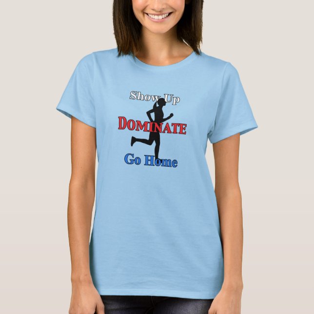 Name und Nummer auf der Rückseite Seriöser Maratho T-Shirt (Vorderseite)