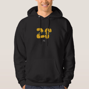 Name und Nummer Brewer Hicklen Milwaukee Baseball Hoodie