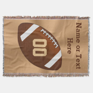 NAME UND NUMMER DES Personalisierten Fußballballp Decke