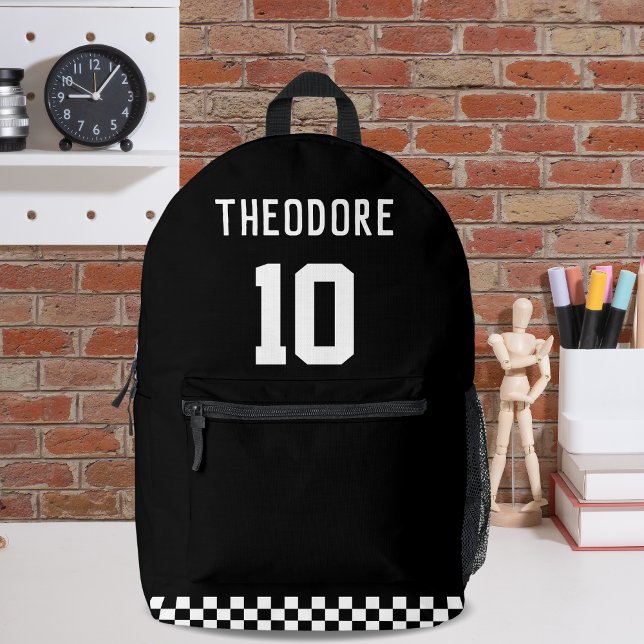 Name und Nummer des Personalisierten Spielers für  Bedruckter Rucksack (Von Creator hochgeladen)