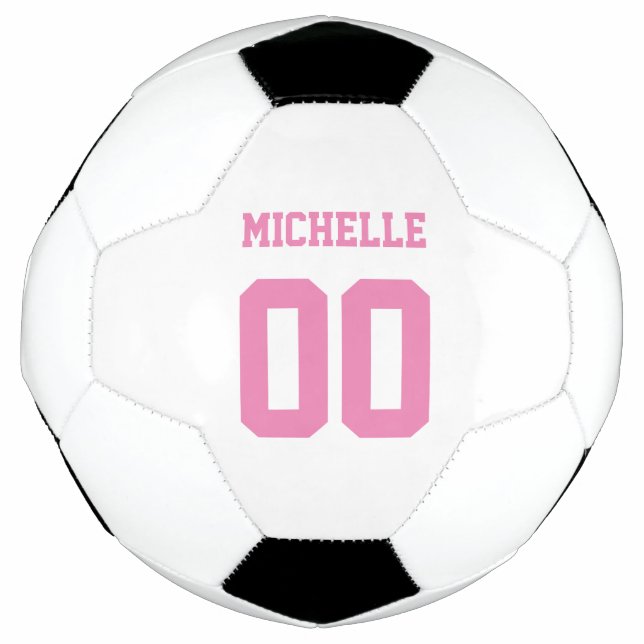 Name und Nummer des Spielers Fußball (Vorderseite)