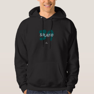 Name und Nummer Donovan Solano Seattle Baseball ML Hoodie