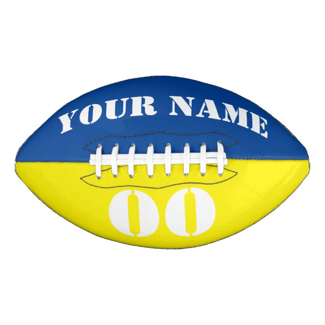 Name und Nummer Football (Vorderseite)
