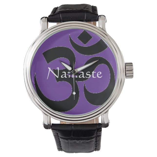 Name und OM-Symbolüberwachung Armbanduhr (Vorderseite)