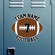 Name und Spielernummer des Fußballteams