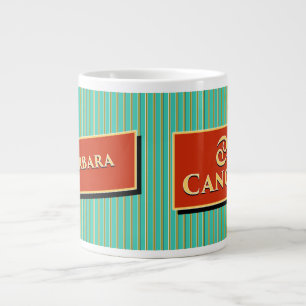 Name und Sternzeichen Barbara und Krebs Jumbo-Tasse