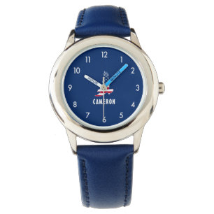 Name USA Flag American Eagle America 4. Juli Armbanduhr