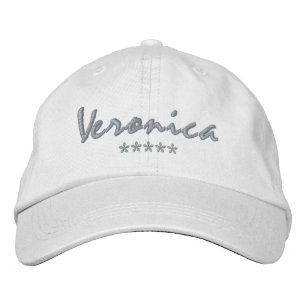 Name Veronica Bestickte Baseballkappe