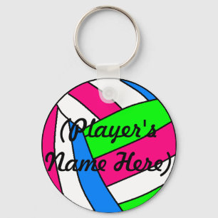 Name-Volleyball-Schlüsselanhänger Schlüsselanhänger