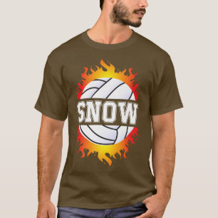 Name Volleyball Spieler Girls Ball und Net Spo T-Shirt