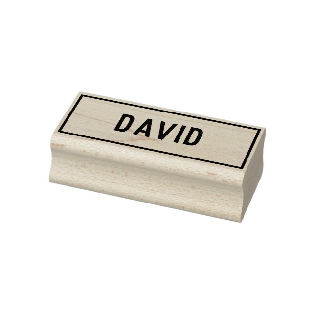Name von David Gummistempel (Stempel)
