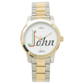 NAME WATCH JOHM HAVIC ACD ARMBANDUHR