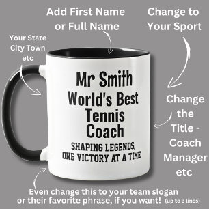 Name, World Best Tennis Coach Tasse