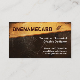 namecard-008/des Schmutzes altes Papier Visitenkarte