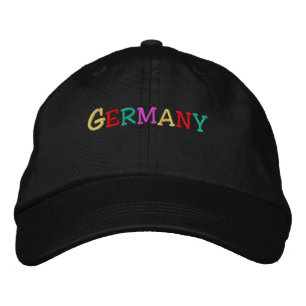 Namedrop Nation_Deutschland mehrfarbig Bestickte Kappe