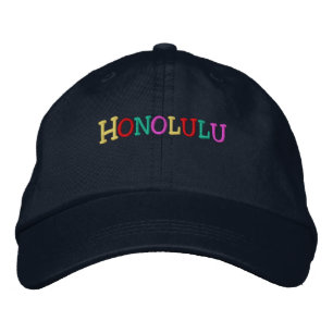 Namedrop Nation_Honolulu mehrfarbig Bestickte Kappe