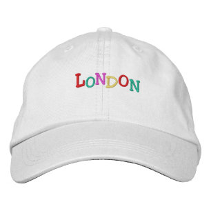 Namedrop Nation_London mehrfarbig Bestickte Baseballkappe