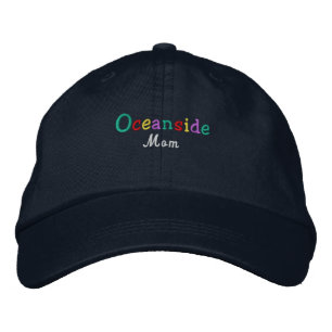 Namedrop Nation_Oceanside Mama mehrfarbig Bestickte Kappe