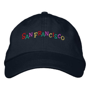 Namedrop Nation_San Francisco mehrfarbig Bestickte Baseballkappe