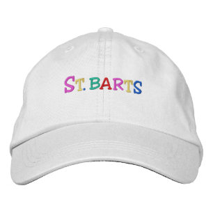 Namedrop Nation_St. Barts mehrfarbig Bestickte Baseballkappe