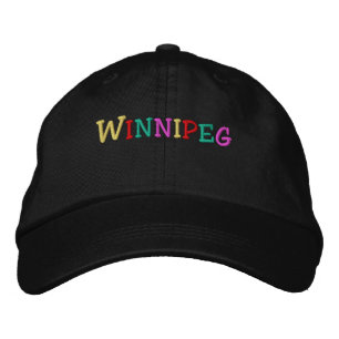 Namedrop Nation_Winnipeg mehrfarbig Bestickte Baseballkappe