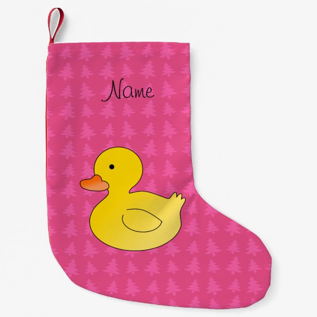 Namegummienten-Rosabäume Kleiner Weihnachtsstrumpf (Vorderseite)