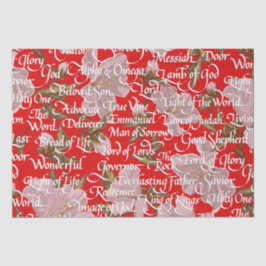 Namen Christi Weihnachten / Seidenpapier
