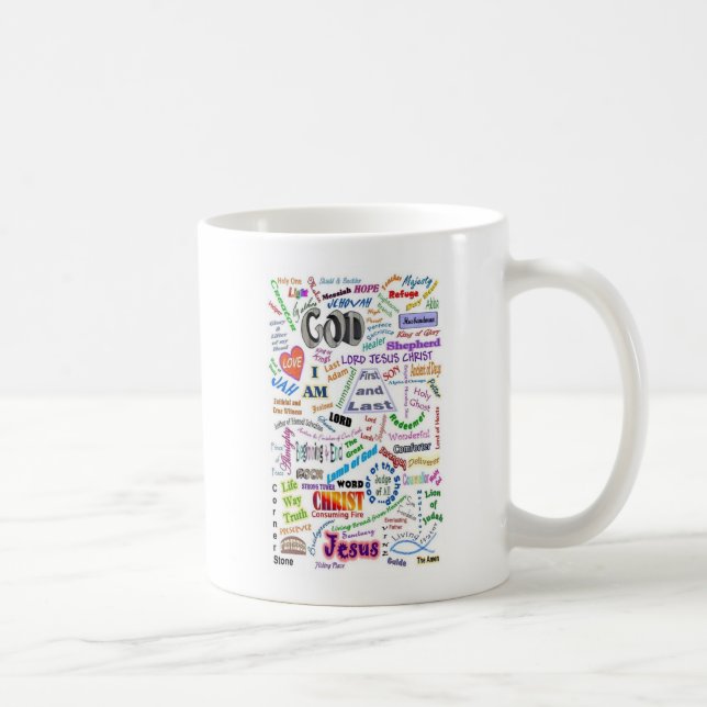 Namen der Gott-/des Gottes Namen für uns Kaffeetasse (Rechts)