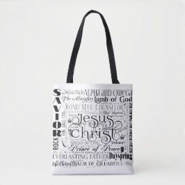 Namen der Jesus-Typografie-Taschen-Tasche Tasche